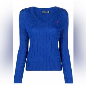 Polo Ralph Lauren V-Neck Crewel Sweater